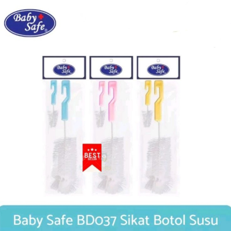 baby safe bottle brush sikat pembersih botol BD037