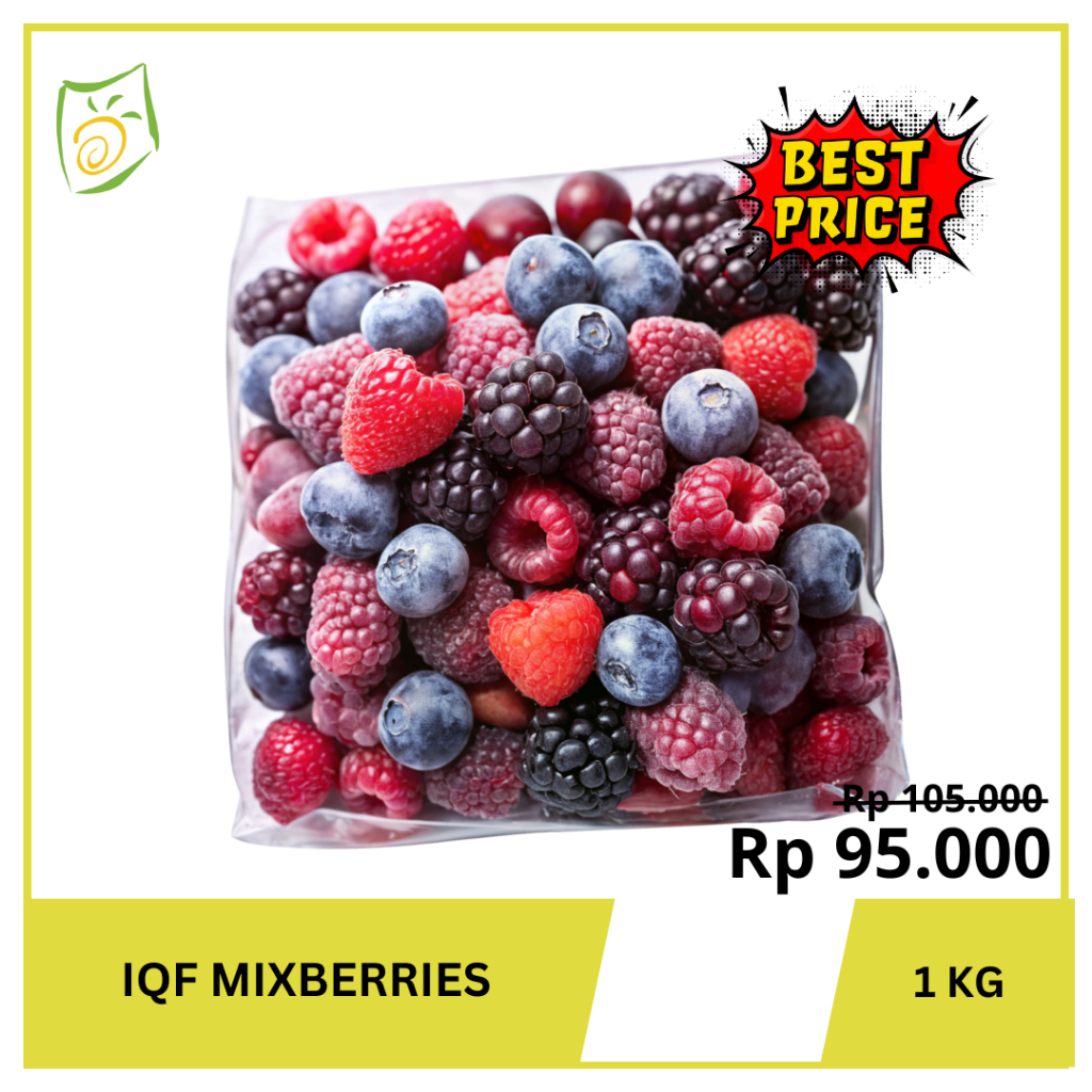 

IQF Mix Berry Frozen - Mix Berry Beku 1kg