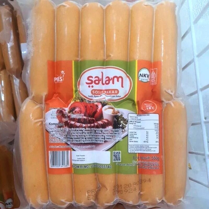 

SALAM SOSIS JUMBO MINI 550 GR ISI 13 PCS