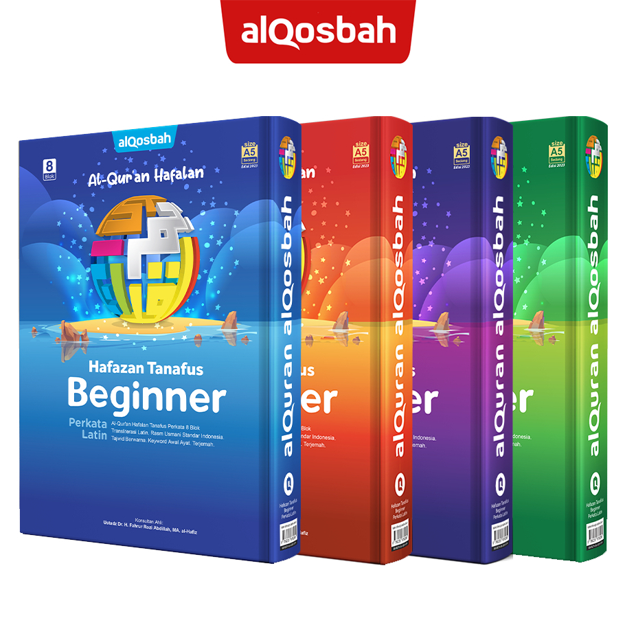 

AL QURAN Hafazan Tanafus Beginner Perkata Latin Ukuran A5 - AL QOSBAH