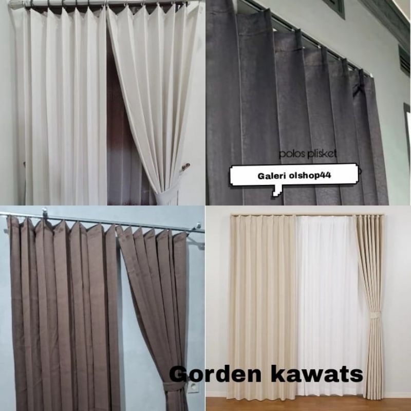 Gorden blackout polos import model kawats