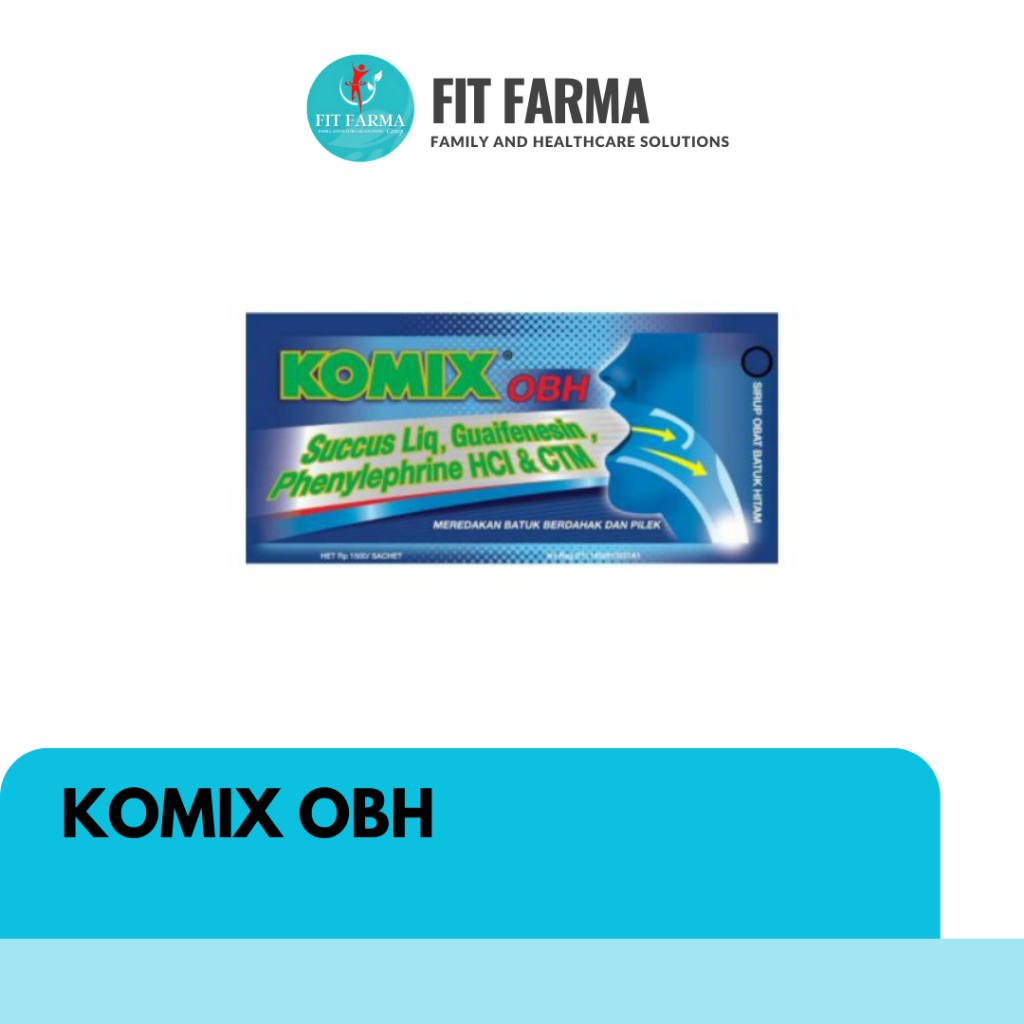 KOMIX OBH - KOMIX OBH Sirup Obat Batuk Hitam
