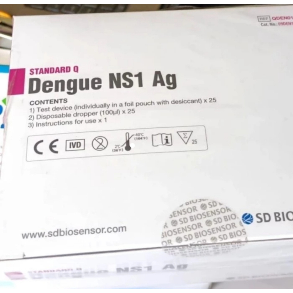 Rapid Test SD Biosensor Standart Q Dengue NS1 Ag isi 25 pcs