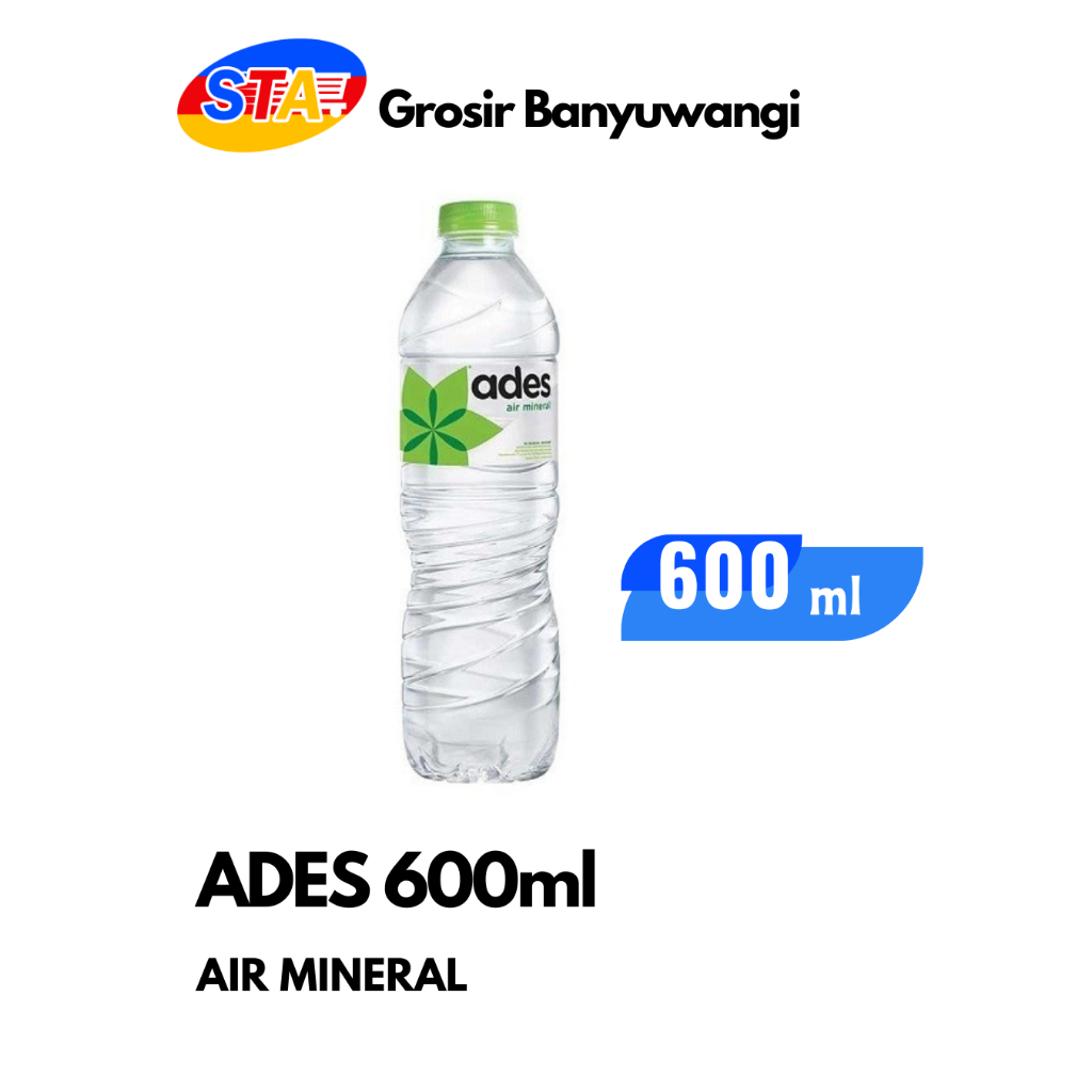 

Ades 600ml | Air Mineral Kemasan Botol 600ml