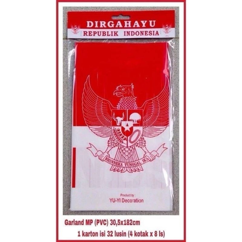 Garland garuda merah putih