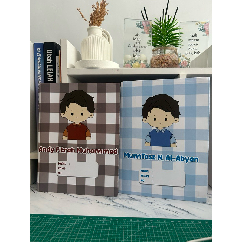 

10 PCS SAMPUL BUKU AESTETIC CUSTOM NAMA