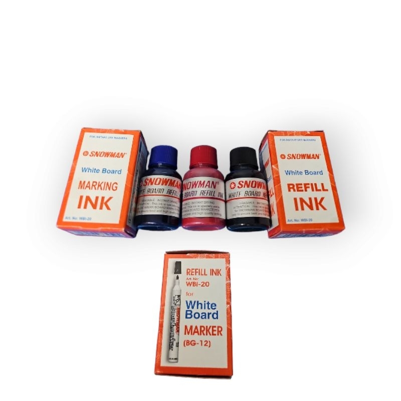 

Tinta Refill Whiteboard Marker SNOWMAN