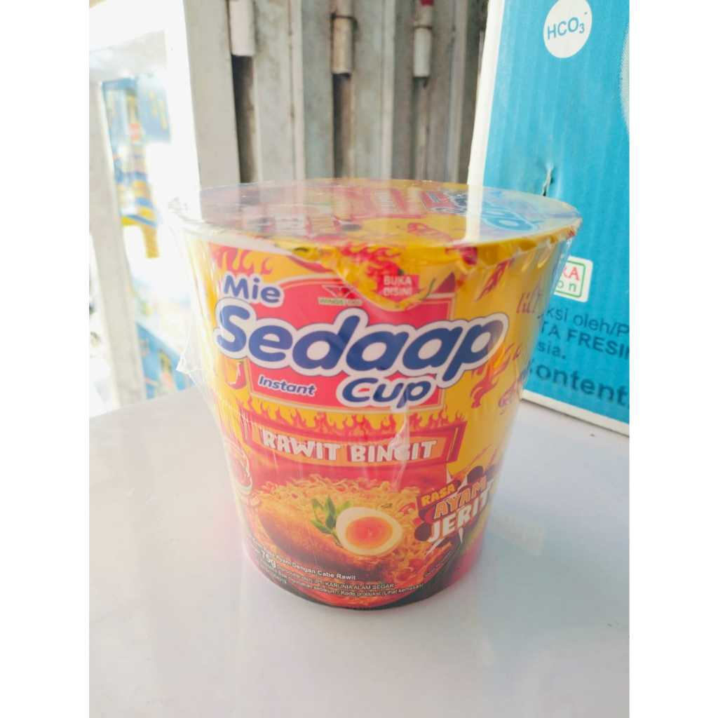 

MIE SEDAAP CUP RAWIT BINGIT AJAM JERIT 75G