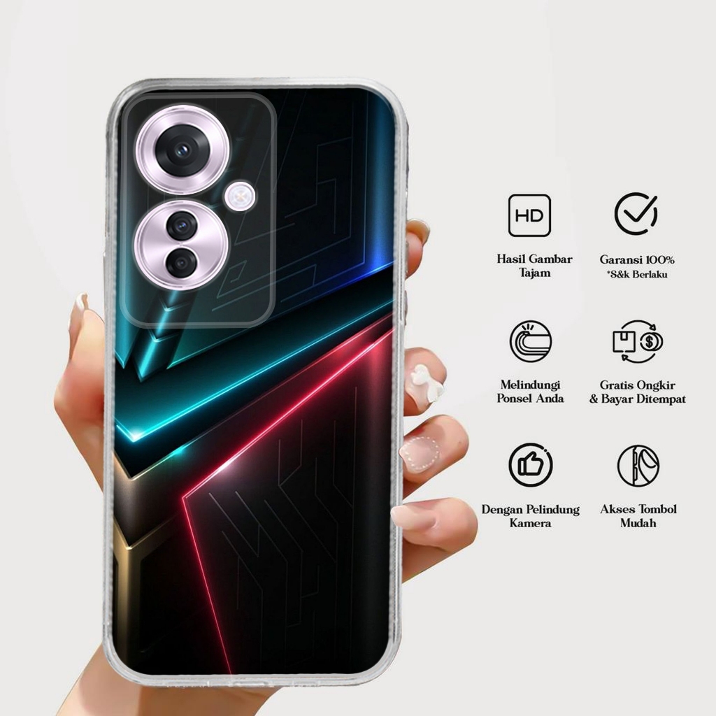 CASE OPPO RENO 11F 5G - Casing OPPO RENO 11F 5G Terbaru AERO STORE [ MOTIF 38 ] Silikon - Case Hp OP