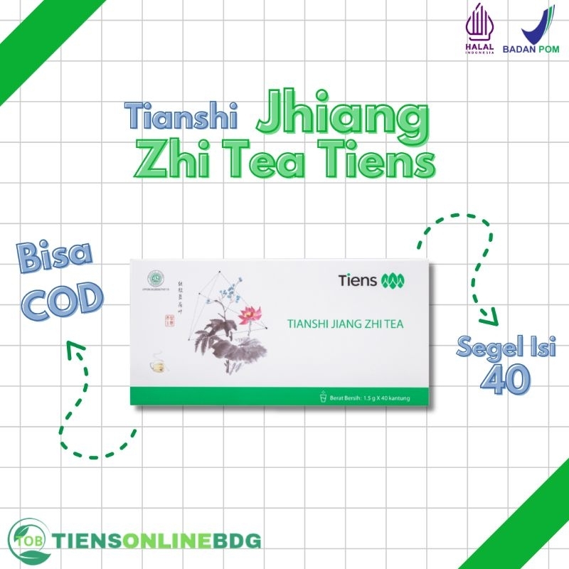 Tianshi Jiang Zhi Tea | Teh Hijau | Teh Pelangsing Herbal Alami | Pelangsing Busui | Teh Diet