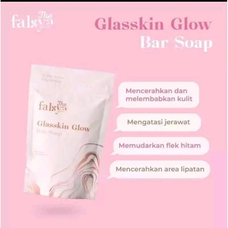 The Falsya Beauty Glasskin Glow Bar Soap