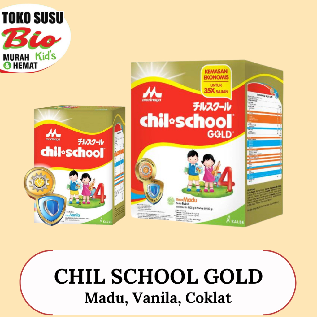 

Morinaga Chil School Regular Madu Vanila Cokelat