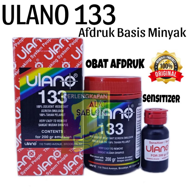ULANO 133 AFDRUK SABLON BASIS MINYAK 200GR