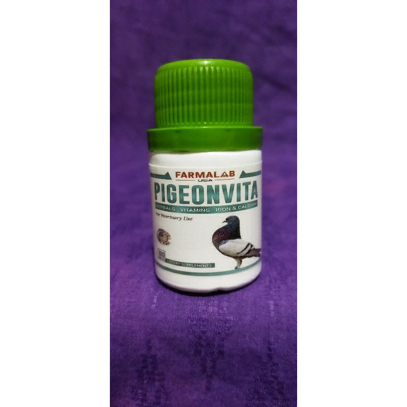 Doping Merpati Kolong Balap - Obat Vitamin PIGEONVITA Original Import isi 100