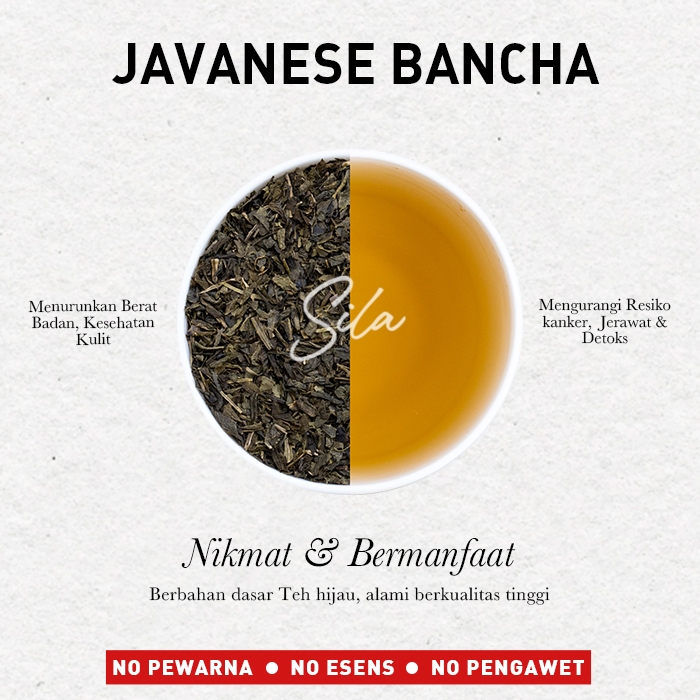 

Sila - Javanese Bancha - Daily Gourmet - Premium Pure Tea - Bulk - Teh Premium - Green Tea