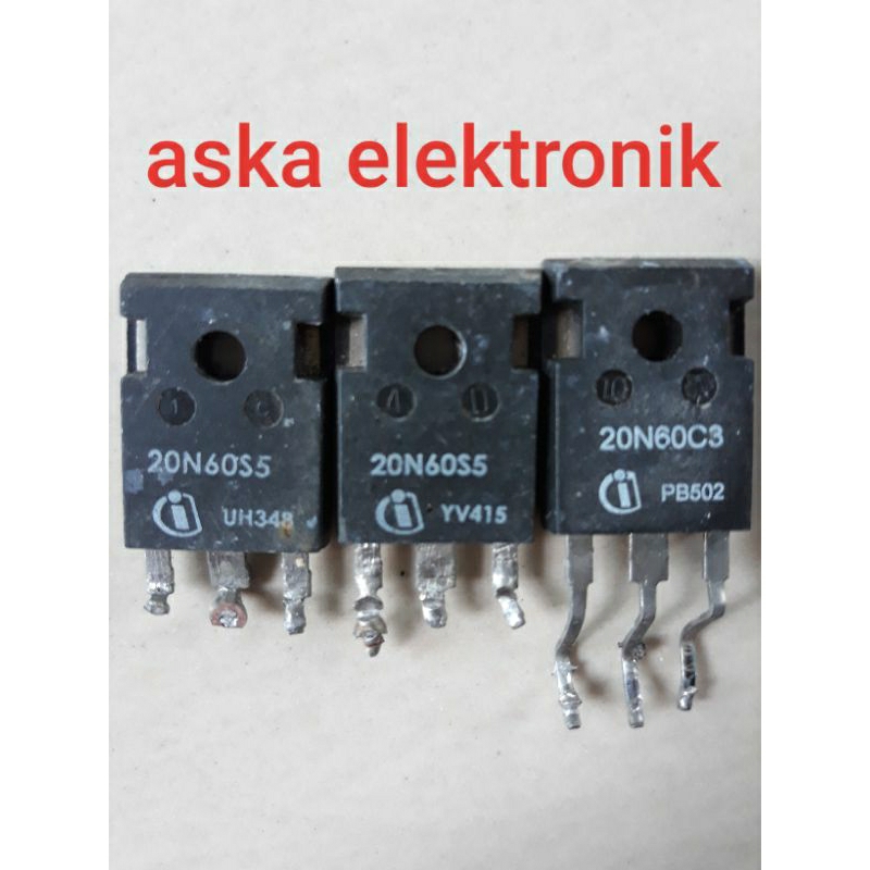 mosfet 20N60 cabutan