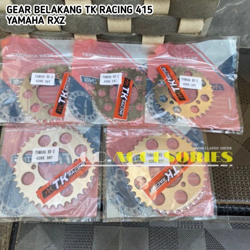 Gear Ger Gir Belakang TK Racing Yamaha Jupiter MX King RX King 415 Original