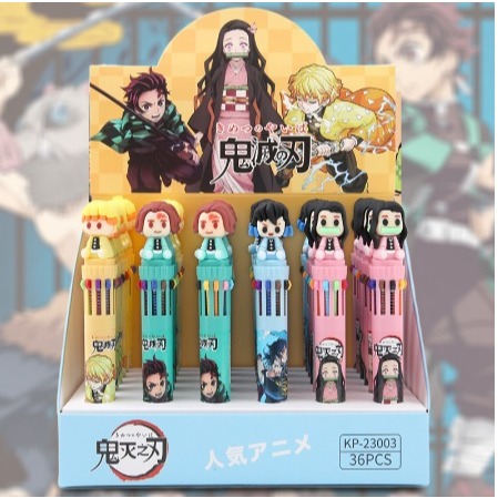 

Pulpen Cetek 10 Warna Demon Slayer Pen Mekanik 10 Warna