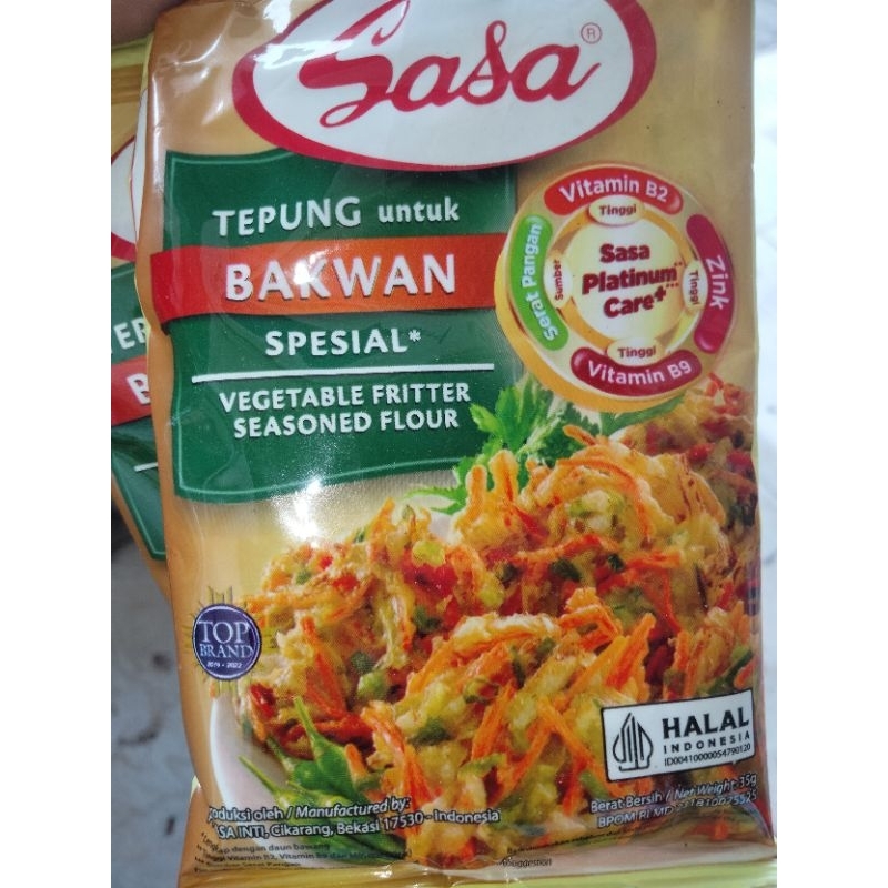 

TEPUNG SASA BUMBU BAKWAN SPESIAL 35gram(1Rtg isi 10 pk)