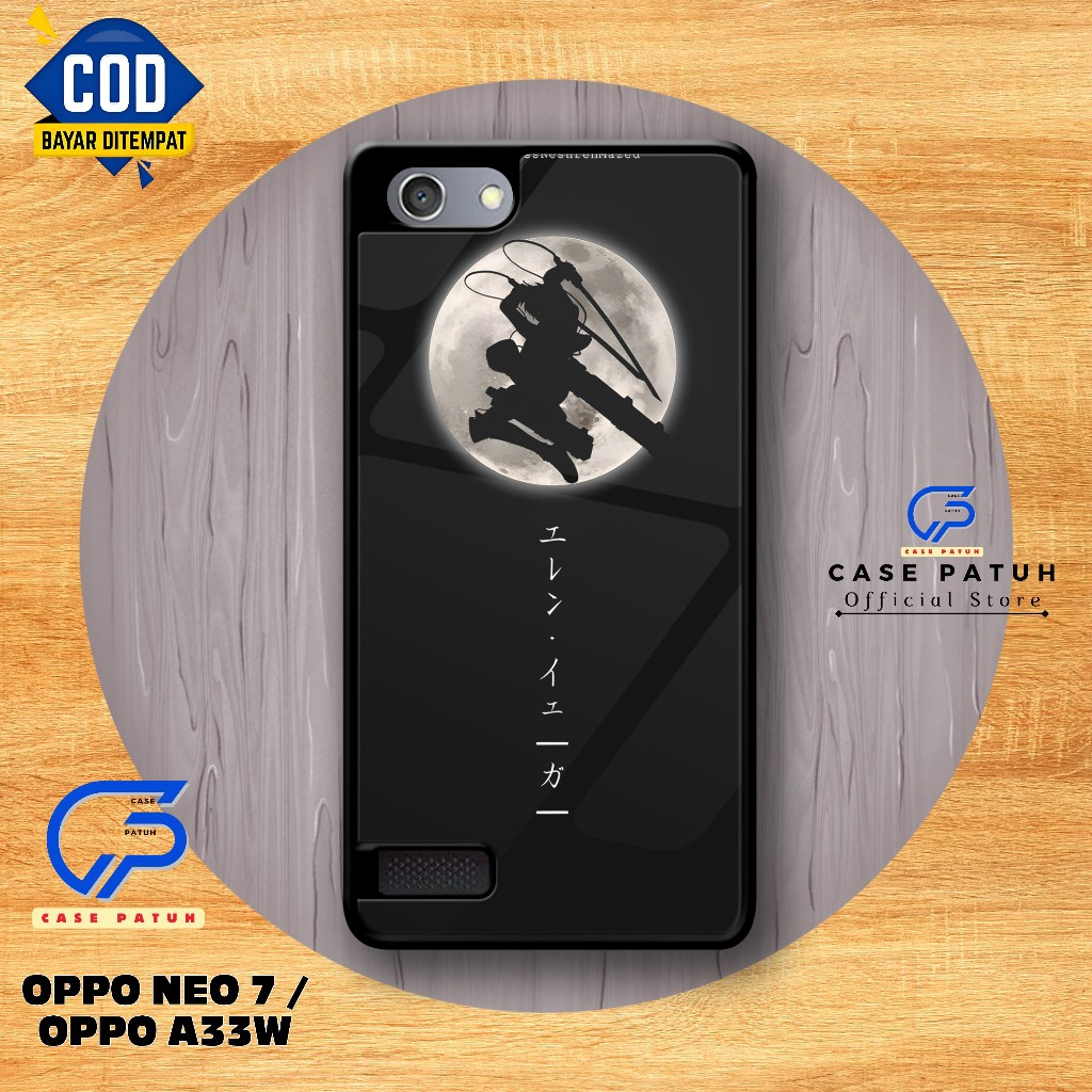 Case Patuh ( CP17 ) - Case OPPO NEO 7/ OPPO A33W Motif Anime Levi - Hardcase HP – Silikon Case