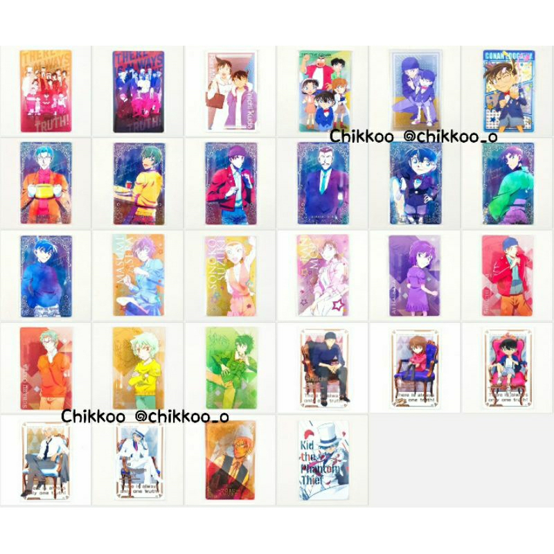 Detective Conan Metal Card