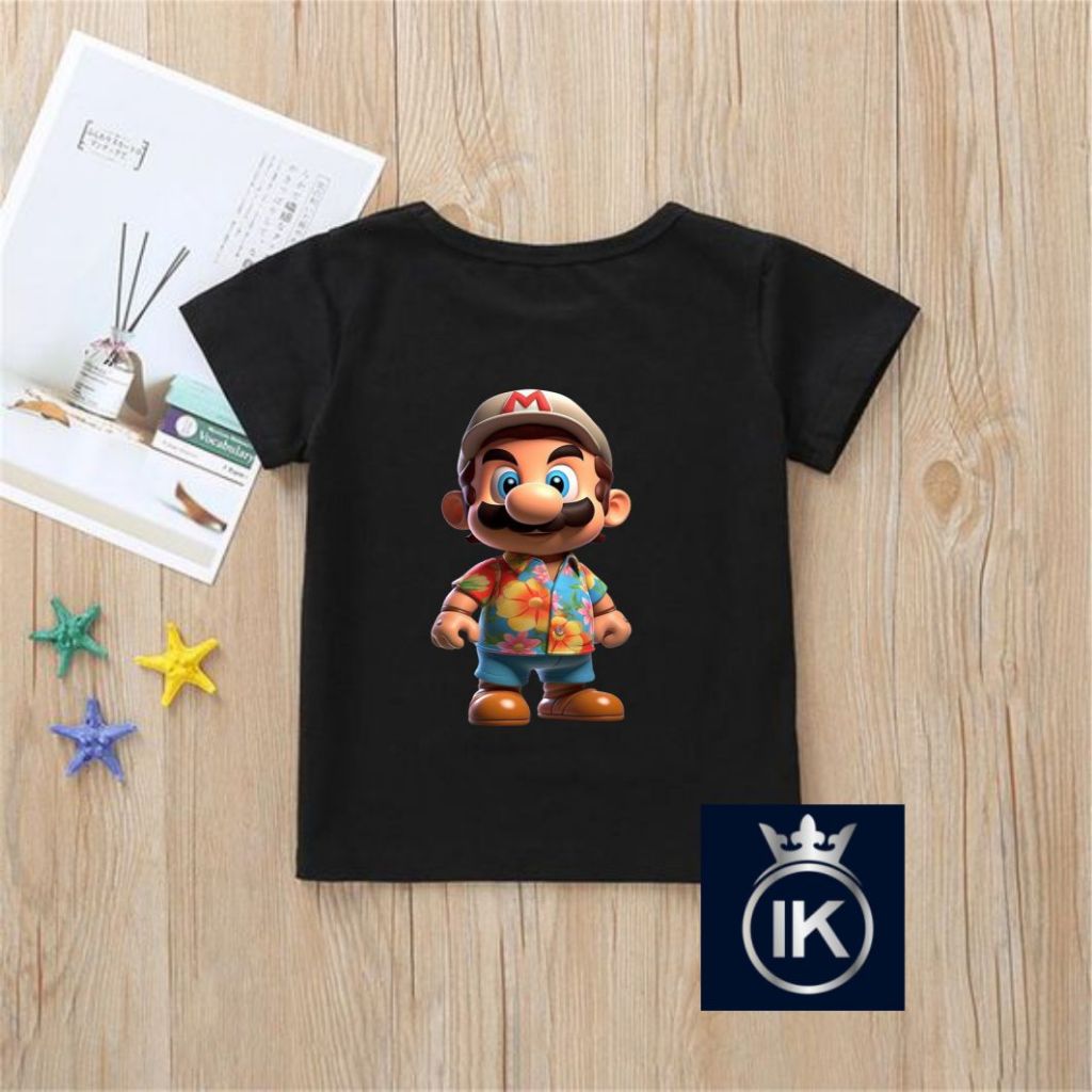 KAOS ANAK ANAK MARIO BROSS/KAOS COD UNISEX