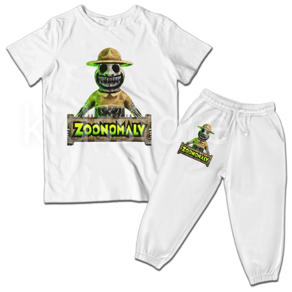 (BISA COD) SET BAJU KAOS JOGER ANAK LOGO ZOONOMALY SETELAN KAOS JOGER ANAK LAKI-LAKI PEREMPUAN ZOONO