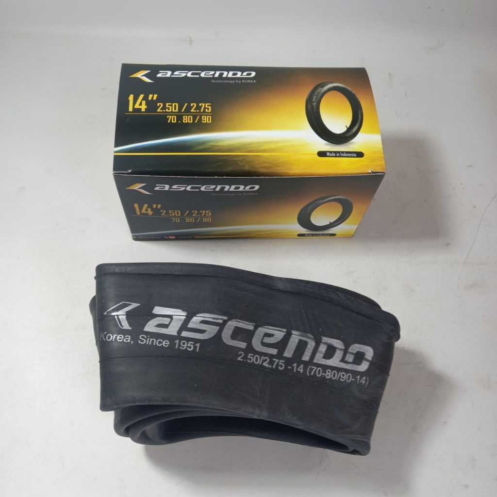BAN DALAM ASCENDO 250/275-14 70/80 RING 14 80/90 RING 14 ASCENDO