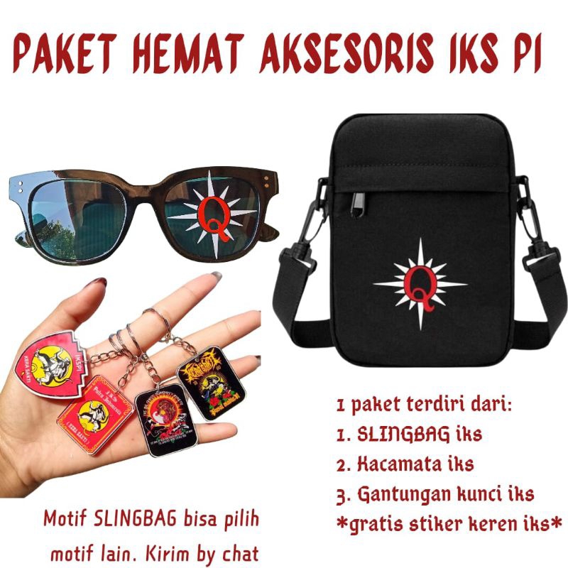 PAKET HEMAT SLINGBAG WARGA IKS PI KERA SAKTI //  TAS SLEMPANG IKS PI PASKER