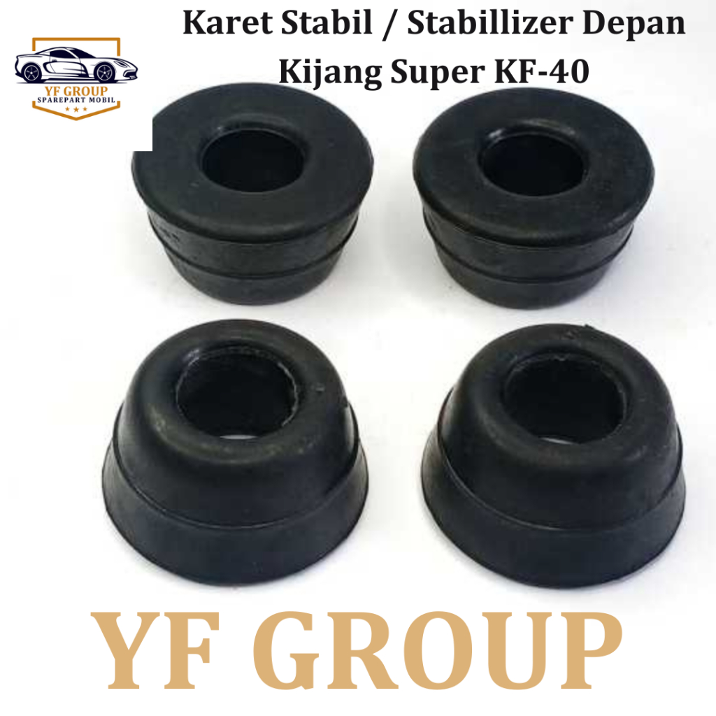 SPAREPART MOBIL Karet Stabil / Stabillizer Depan Kijang Super KF-40
