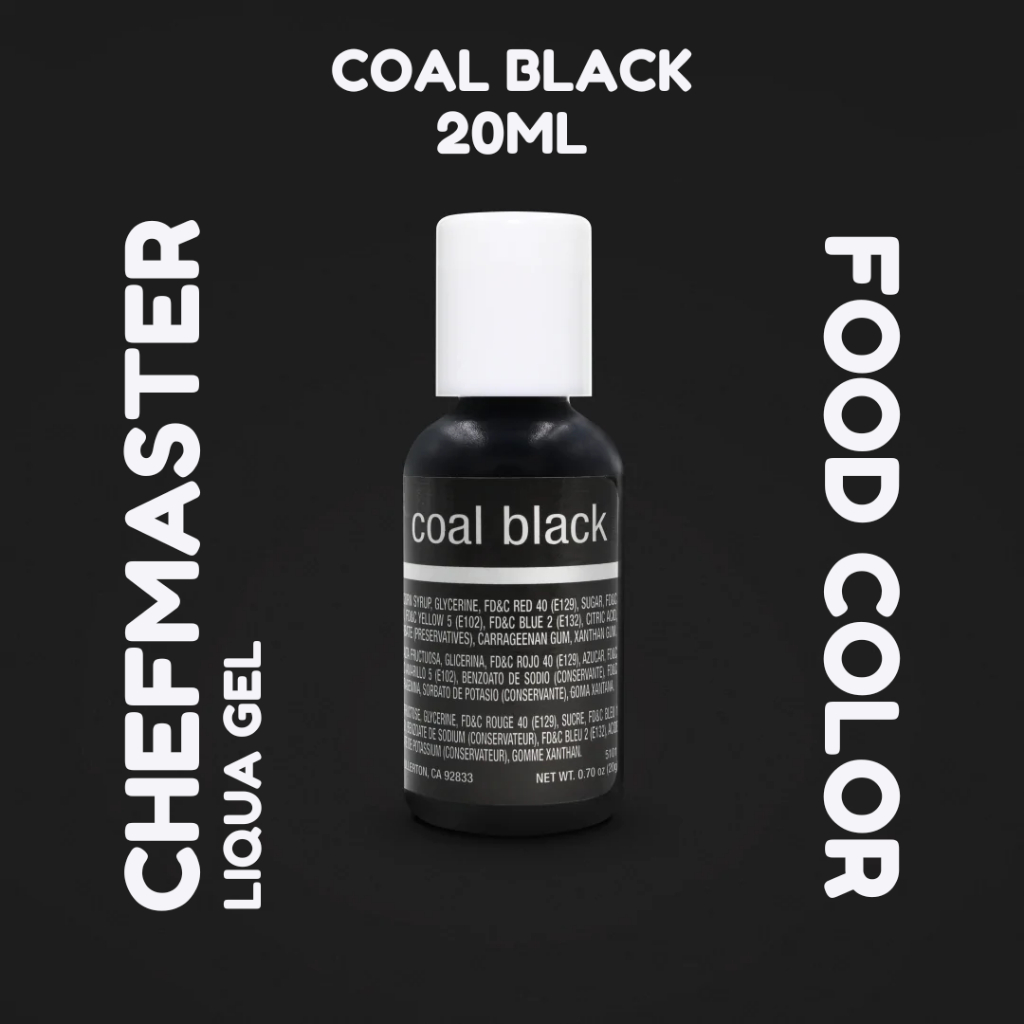 

Chefmaster Liqua Gel - Coal Black 20gr / Pewarna Makanan Kue