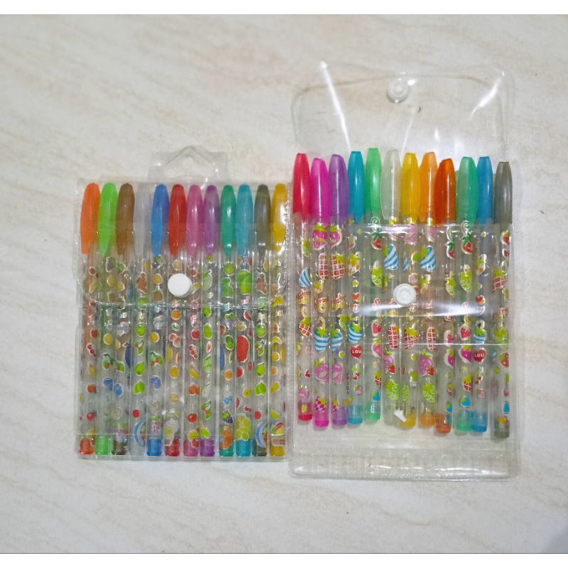 

(1 pcs) PULPEN GLITER 12 WARNA