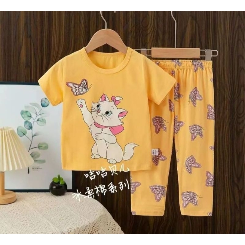 Baju Tidur Anak Piyama Organik Premium Jijibeier