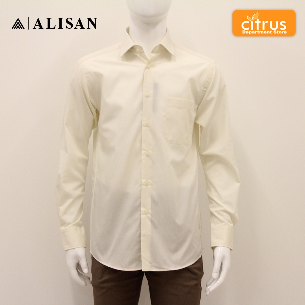 Alisan 3035 Kemeja Panjang Pria Warna Cream