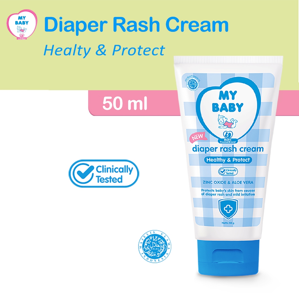 My Baby Diaper Rash Cream Healthy & Protect 50gr Krim Ruam Popok Untuk Bayi