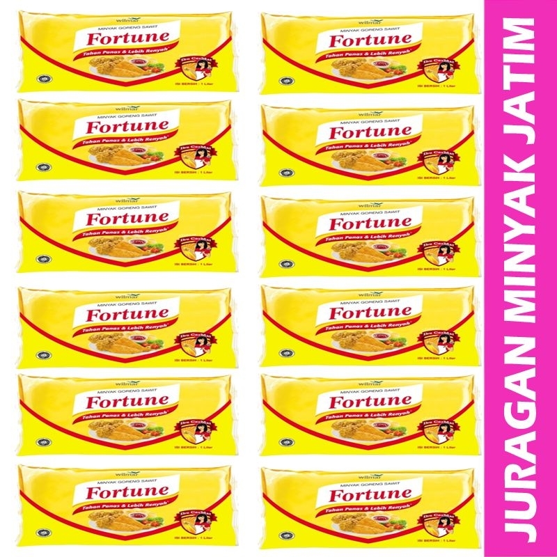 

Minyak Goreng Fortune Bantal Ukuran 1 Liter 1 Dus