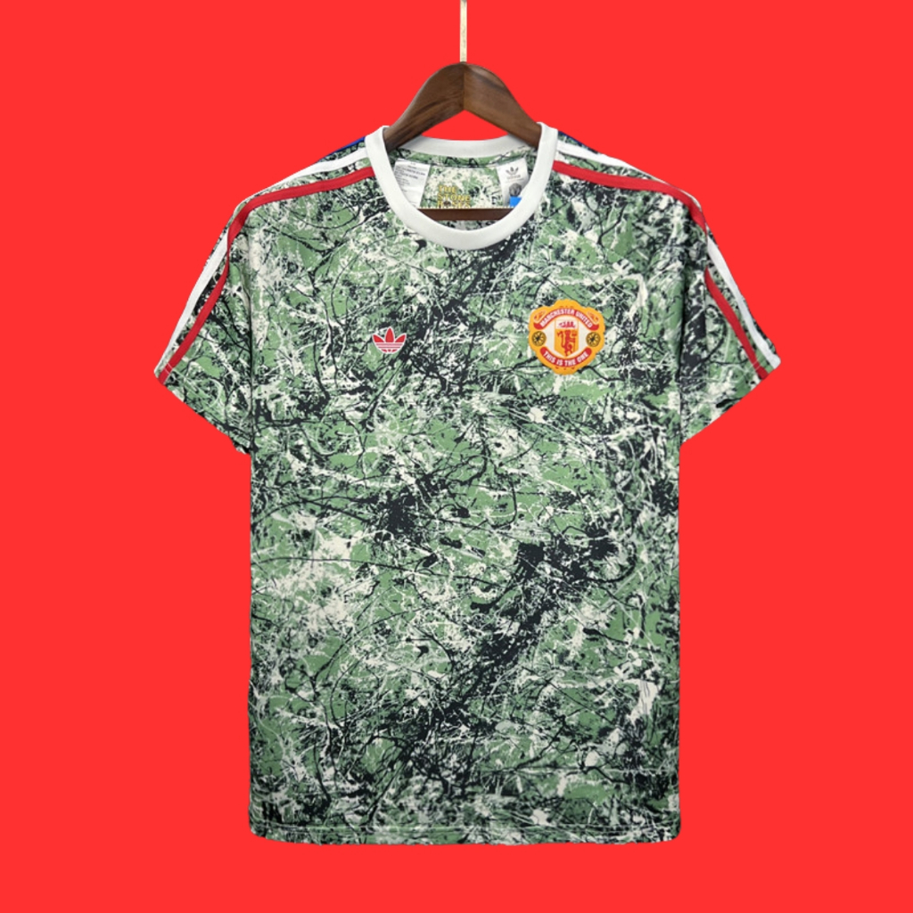 Jersey Emyu Rose Stone Baju Sepak Bola MU Manchester United Training Latihan Pre Match Emyu id