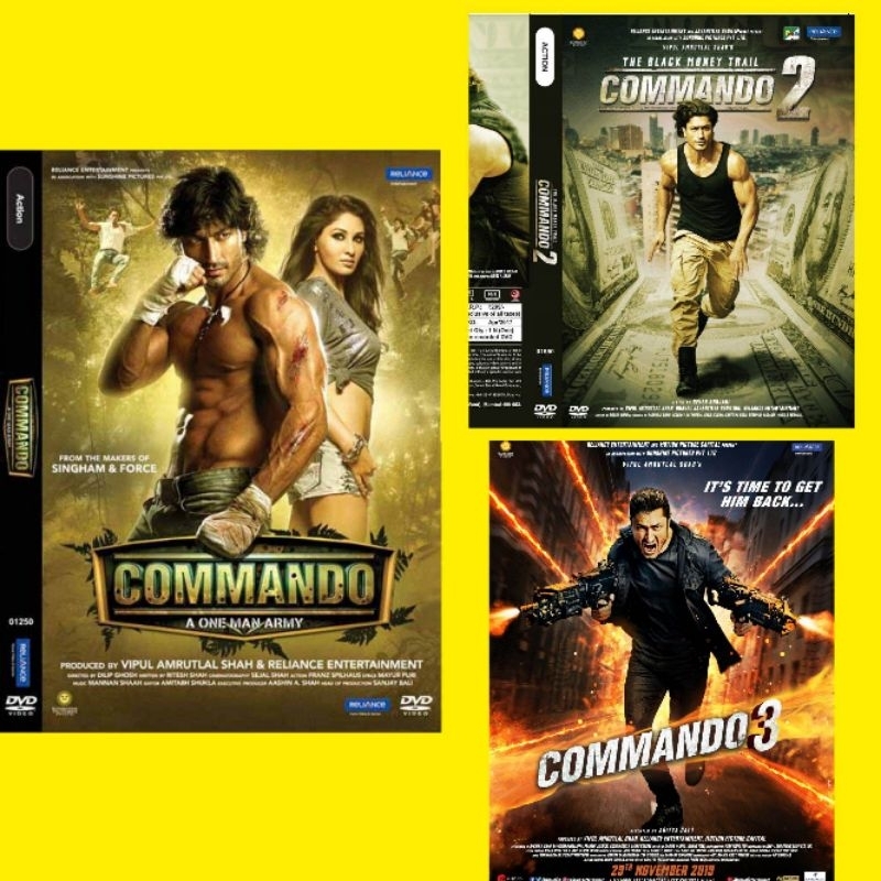 KASET FILM INDIA ACTION-FILM COMMANDO
