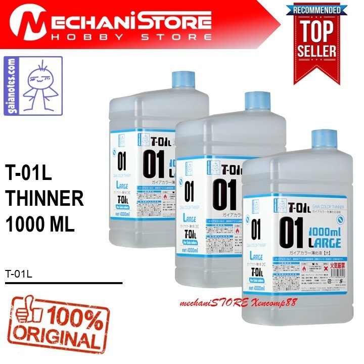 GAIA Color Thinner T-01 T01 T 01 Series - GaiaNotes Thinner 1000 ml 1000ml 1L 1Liter thiner tinner t