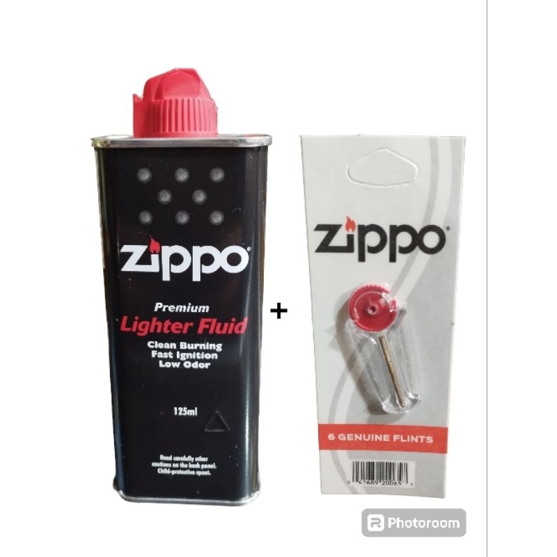 Minyak Zippo Original 125ml + Batu Zippo