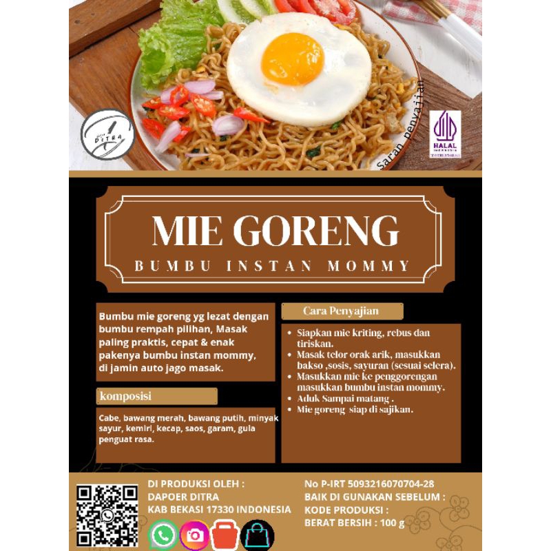 

BUMBU MIE GORENG 100g
