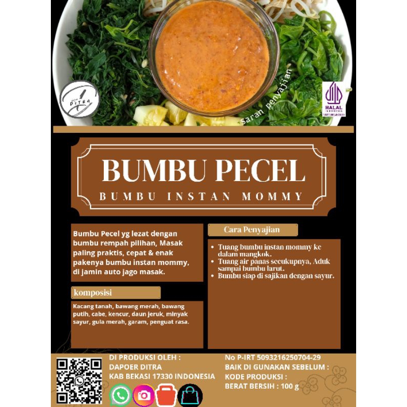 

BUMBU PECEL 100 G