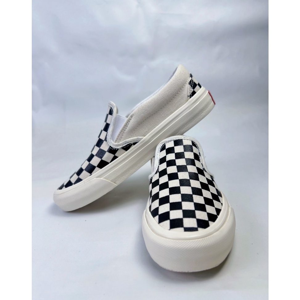 KODE E9P2 Sepatu Slipon Twizey chechkerboard sepatu brand lokal keren pria wanita