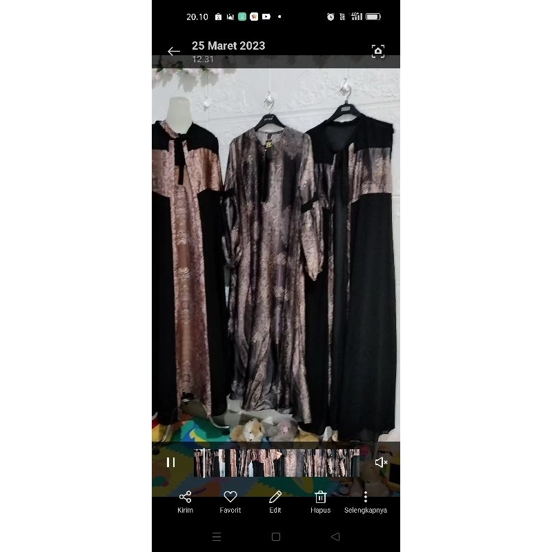 Abaya Rompi  kekinian by 3v Moslem style