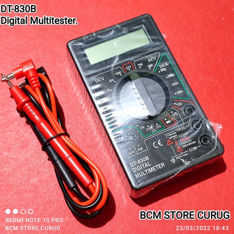 Paling Diminati MULTIMETER AVOMETER MULTITESTER DIGITAL DT83B DT83B MASDA