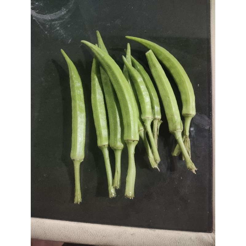 

okra hijau eceran dan grosir 1000gram