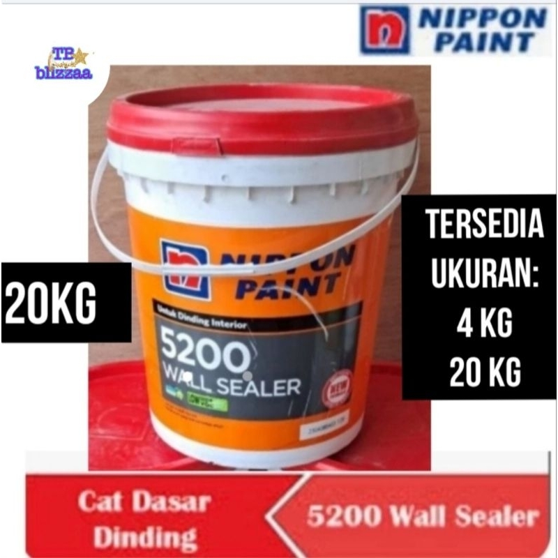 Nippon Wall Sealer 5200 Pail 20kg Cat Dasar Dinding Nippon Paint 20kg