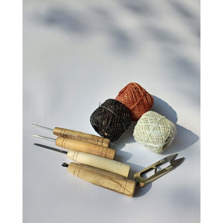 KODE I62P Alat ngesol sepatu susruk dobel dorong  Tarek lengkap set jahit sepatu lengkap