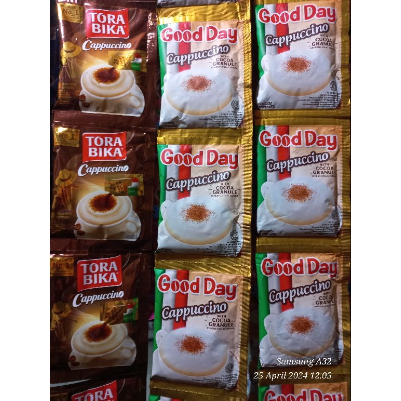 

Good day Capocino & Torabika Capocino 1 Renceng Isi 10 Bungkus