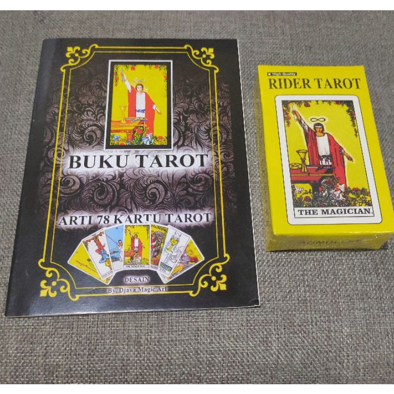 PALING DICARI Buku Tarot Arti 78 Kartu Tarot  Bonus kartu Tarot The Magician